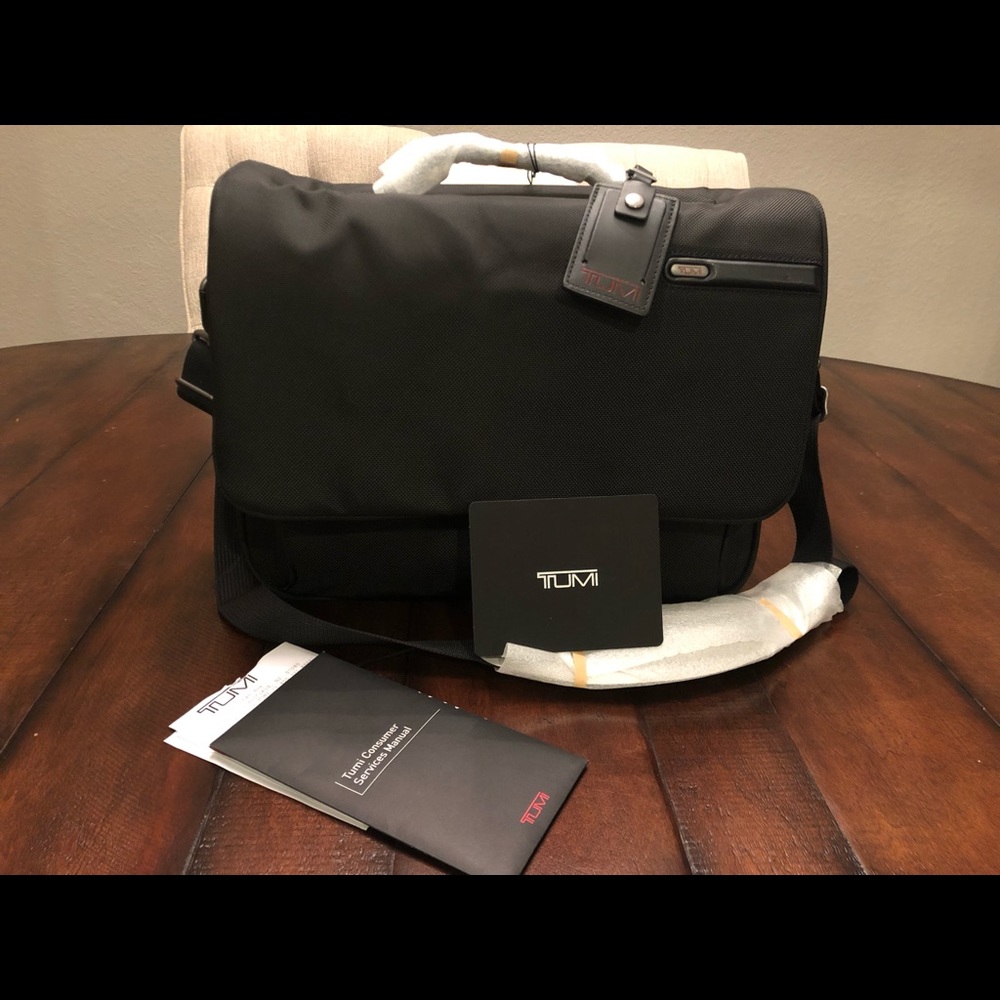 TUMI Slim Briefcase Laptop Bag